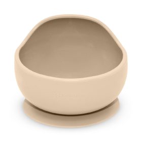   PETITE&MARS Szilikon tál tapadókoronggal Take&Match Desert Sand 6m+