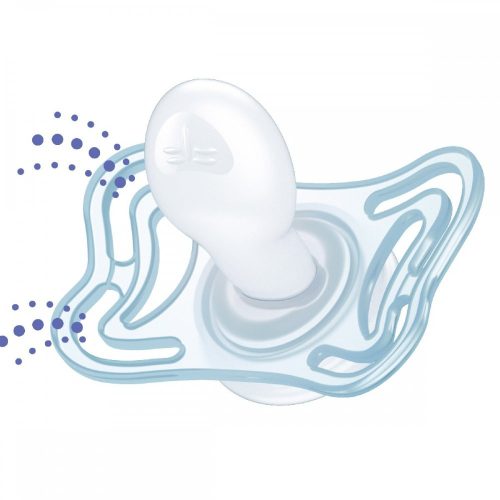 CHICCO Physio Light szilikon cumi 2-6h lány - madár/tukán 2 db