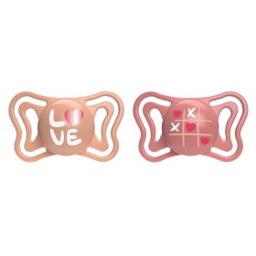   CHICCO Physio Light szilikon cumik rózsaszín 16-36 hónapos korig, 2 db
