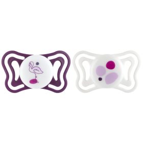 CHICCO Physioforma Light szilikon fogszabályozó cumi pink 16-36 hónap,
