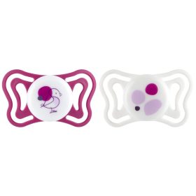 CHICCO Physioforma Light szilikon fogszabályozó cumi pink 6-16 hónap, 