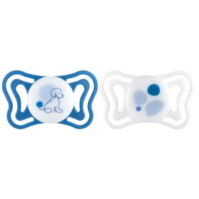 CHICCO Physioforma Light szilikon fogszabályozó cumi blue 6-16 hónap, 