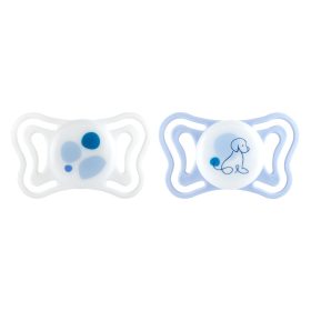 CHICCO Physioforma Light szilikon fogszabályozó cumi blue 2-6 hónap, 2