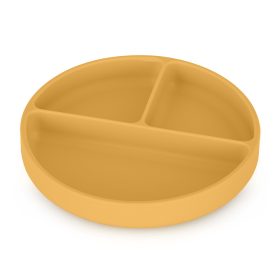 PETITE&MARS Szilikon osztott tányér, kerek Take&Match Intense Ochre 6m