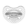 CHICCO Physio Luxe teljesen szilikon cumi 16-36m crystal 2 db