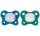 CHICCO PhysioForma® Dual Soft kék cumi 16-36 hónapos korig, 2 db