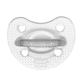 CHICCO Physio Luxe teljesen szilikon cumi 6-12m crystal 2 db