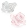 CHICCO Physio Mini Soft teljesen szilikonos cumi 0-2h lány 2db
