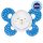 CHICCO Physio Comfort szilikon cumi 6-16 hónapos fiúknak - medve 1 db