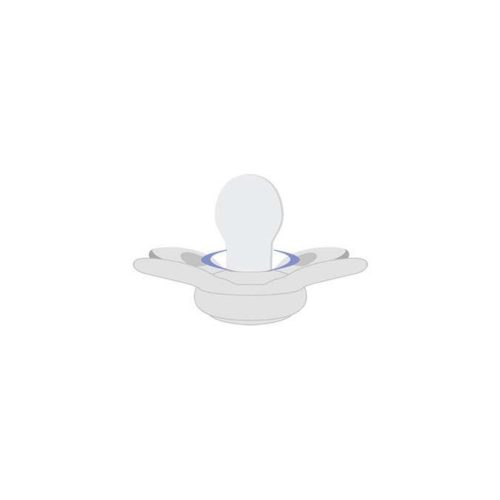 CHICCO Physio Comfort szilikon cumi 2-6m fiú - medve/pöttyök 2 db