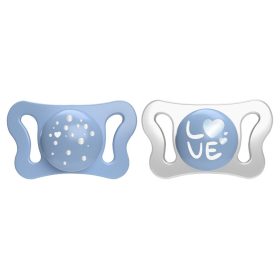 CHICCO Physio Micro szilikon cumi 0-2m fiú 2 db