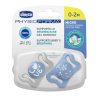 CHICCO Physio Micro szilikon cumi 0-2m fiú 2 db