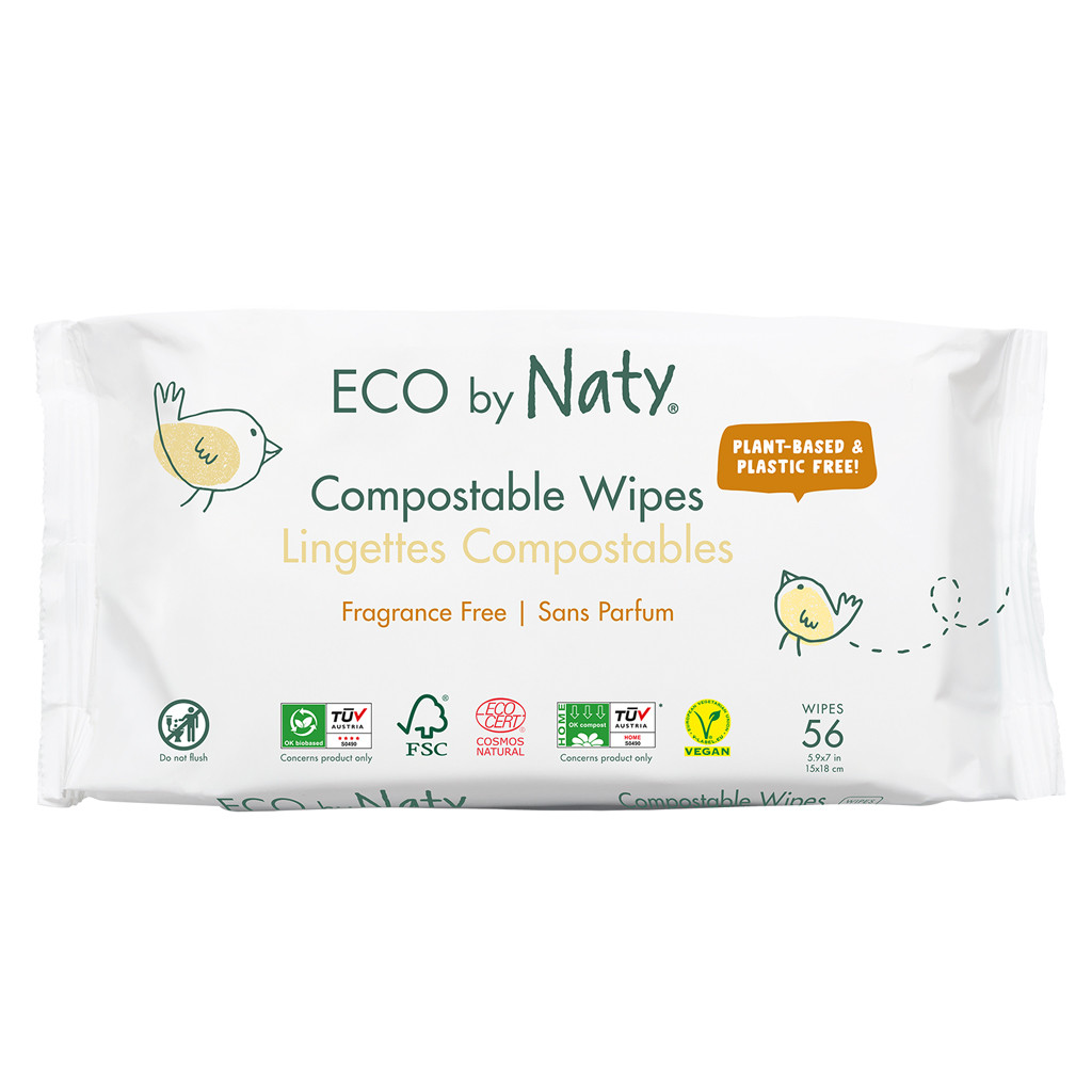ECO BY NATY Sensitive nedves törlőkendők csomagolása