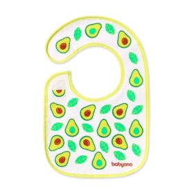 BABYONO Előke  Frottír, kicsi, vízálló avokádó 3hó+