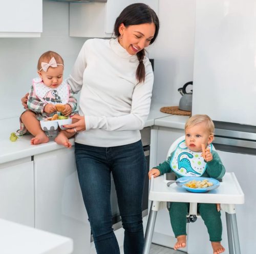 BABYONO Előke Frottír, kicsi, vízálló lajhár 3hó+