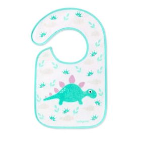 BABYONO Előke Frottír, közepes, vízálló, dinó 6hó+