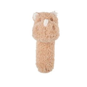 NATTOU Plüss játék csörgő Teddy orrszarvú 14 cm, 0m+