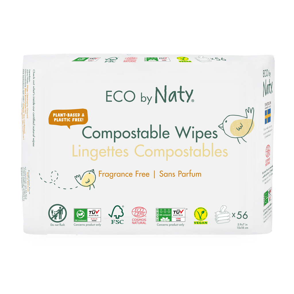 ECO BY NATY Gyermek nedves törlőkendők 3x56 db - Fő kép
