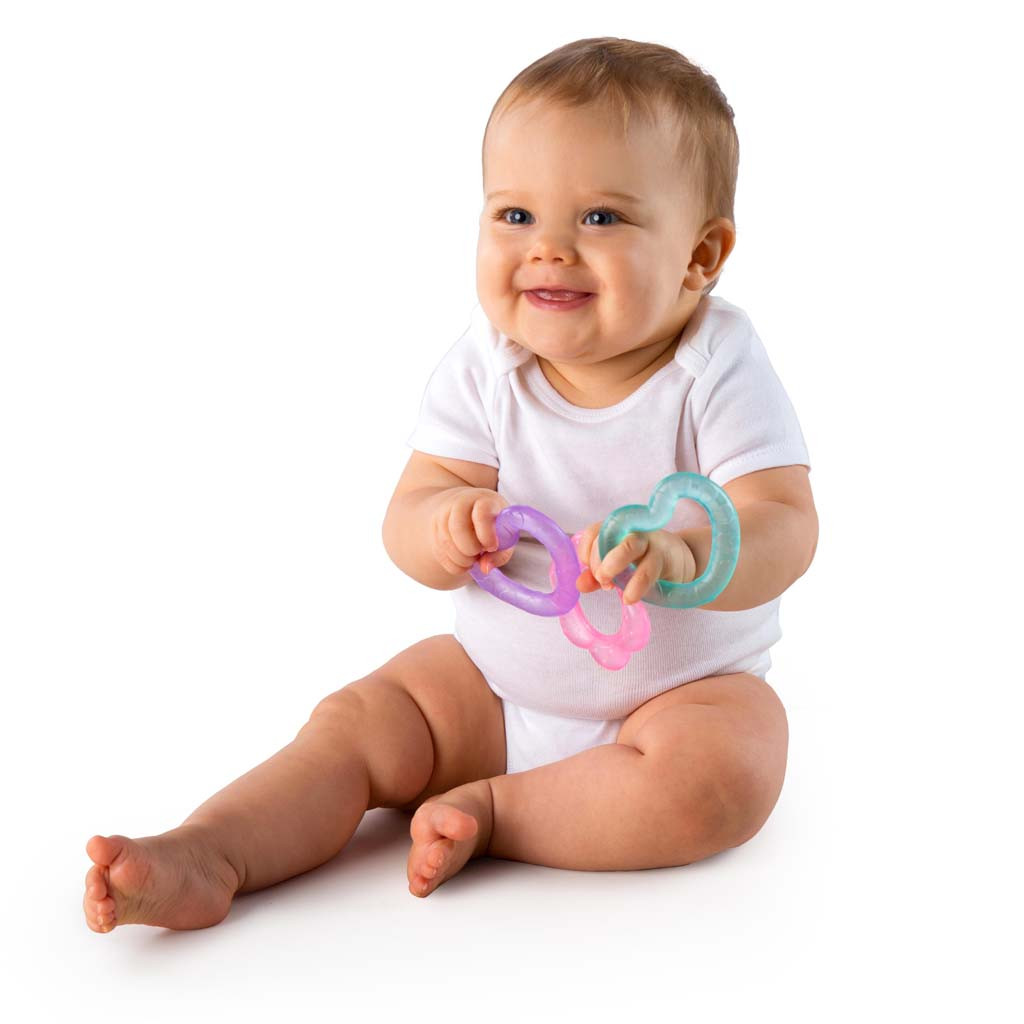 BRIGHT STARTS Vizzel töltött rágóka PiP - 3 forma, 3hó+ alternatív kép 2