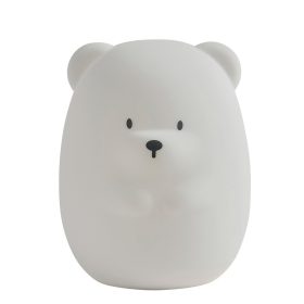   NATTOU Nagy méretű, 16 cm-es szilikon éjszakai fény medve