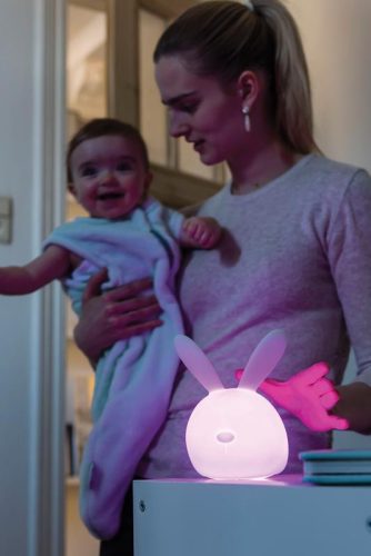 NATTOU éjszakai fény szilikon hangérzékelővel Lapidou nyuszi