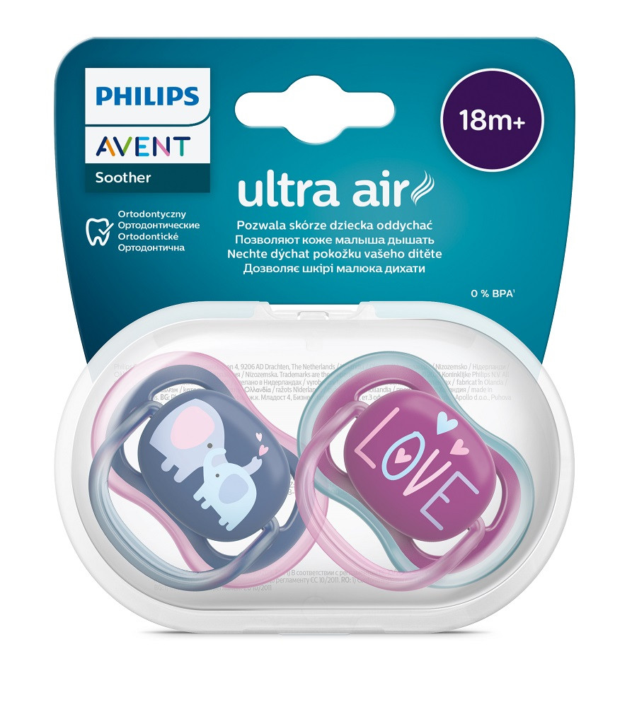 Philips AVENT Ultra Air játszócumi előnyei