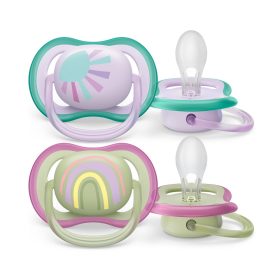 Philips AVENT SCF085/59 Játszócumi Ultra air mintás 0-6hó lányos (sziv