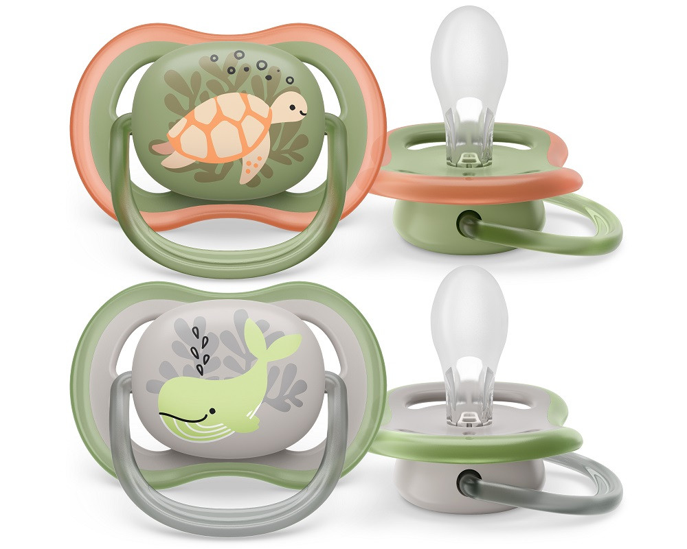 Philips AVENT SCF085/60 Játszócumi Ultra air Mintás 6-18hó fiús (tenger), 2 db
