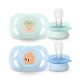 Philips AVENT SCF075/04 Játszócumi ultra start mintás 0-2hó fiús 2 db