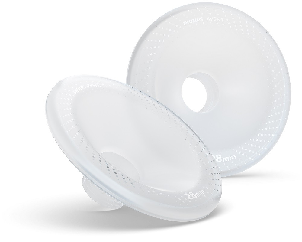 Philips AVENT Hands-Free nástavce na bradavku L, vložky silikónové használat közben