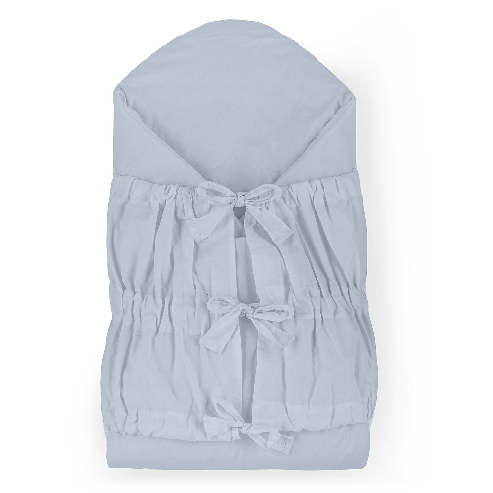 PETITE&MARS Megkötős pólya Nurse tömör kókusz betéttel Dusty Blue