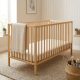 PETITE&MARS Fa kiságy Nela Beech Wood 120x60 cm
