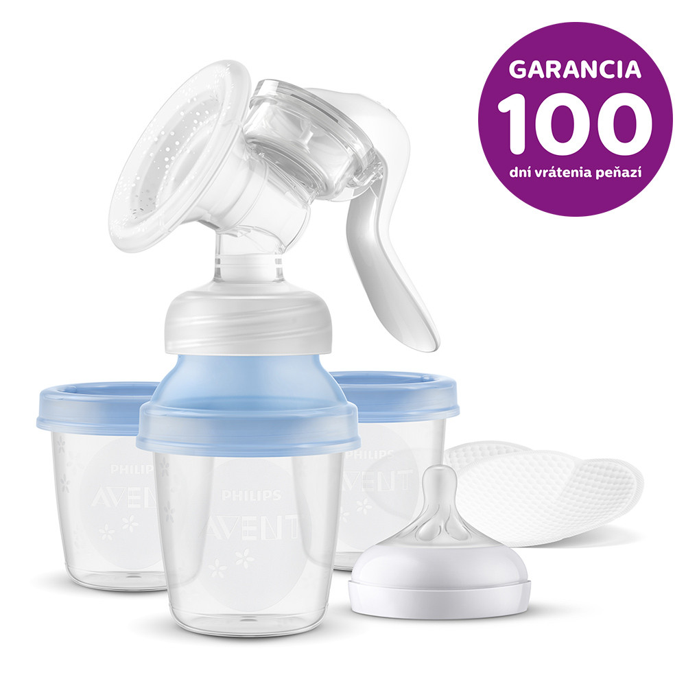 Philips AVENT SCF430/13 Kézi mellszívó VIA pohárral használat közben