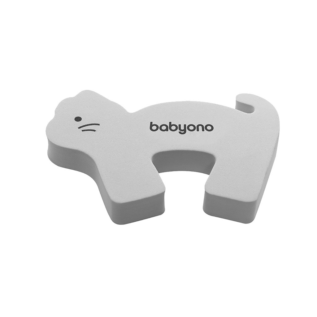 BABYONO Ajtógát szürke macska