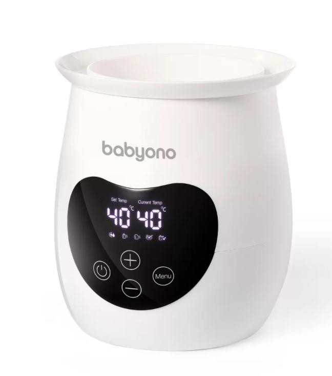 BABYONO Melegítő és sterilizáló digitális HONEY használat közben