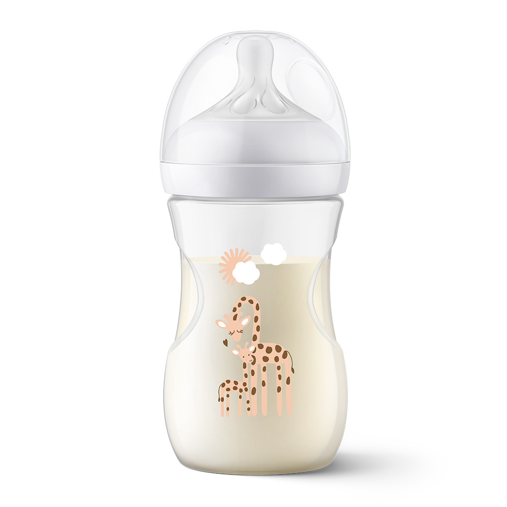Philips AVENT Natural Response cumisüveg zsiráf mintával