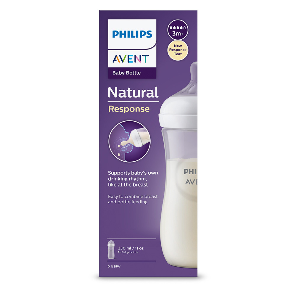 A Philips AVENT Natural Response cumisüveg előnyei