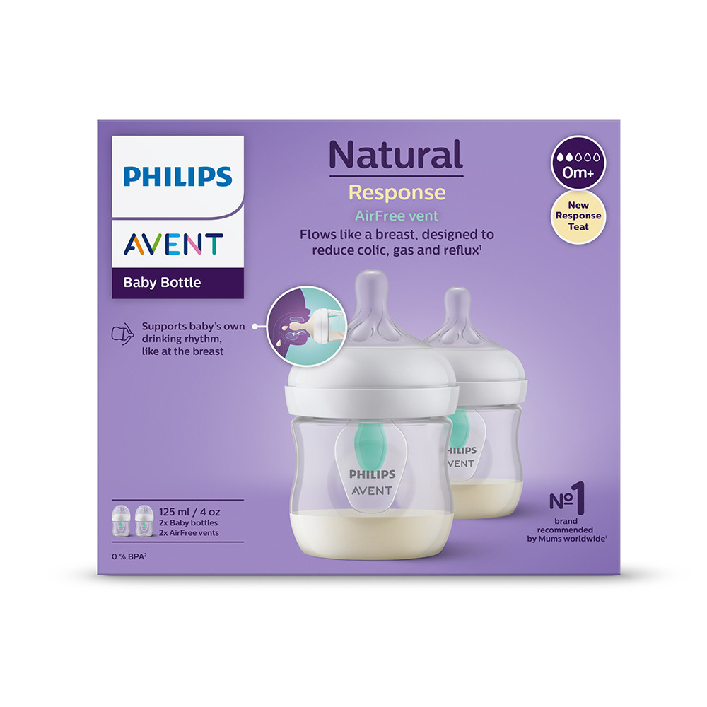 Philips AVENT Natural Response cumisüveg AirFree szeleppel részlet