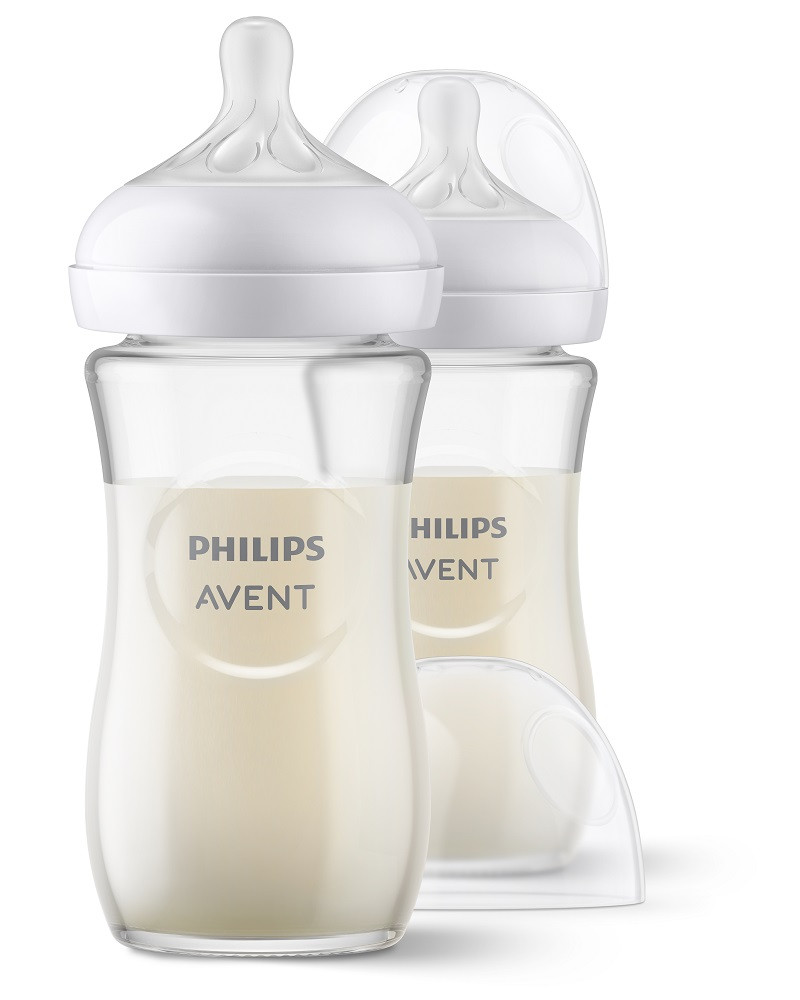 Philips AVENT SCY933/02 Natural Response üvegből készült cumisüveg 240 ml