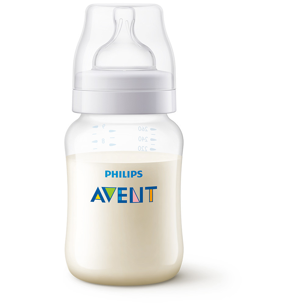 Philips AVENT Anti-colic cumisüveg használat közben