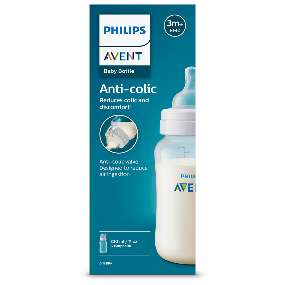 Philips AVENT SCY106/01 Cumisüveg Anti-colic 330ml 3hó+ alternatív képe