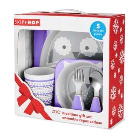   SKIP HOP Zoo Étkezési ajándék szett melamin Téli Bagoly 6 hó+