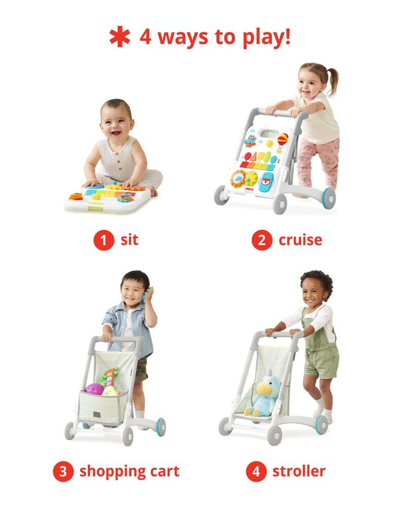 SKIP HOP Járássegítő 4 az 1-ben Explore&More használat közben
