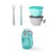 SKIP HOP 5 darabos étkezési készlet pohárral Easy-Feed Mealtime Set Te