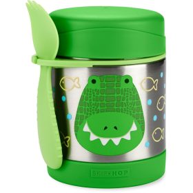   SKIP HOP Zoo Ételtermosz kanál/villával Krokodil 325 ml, 3év+