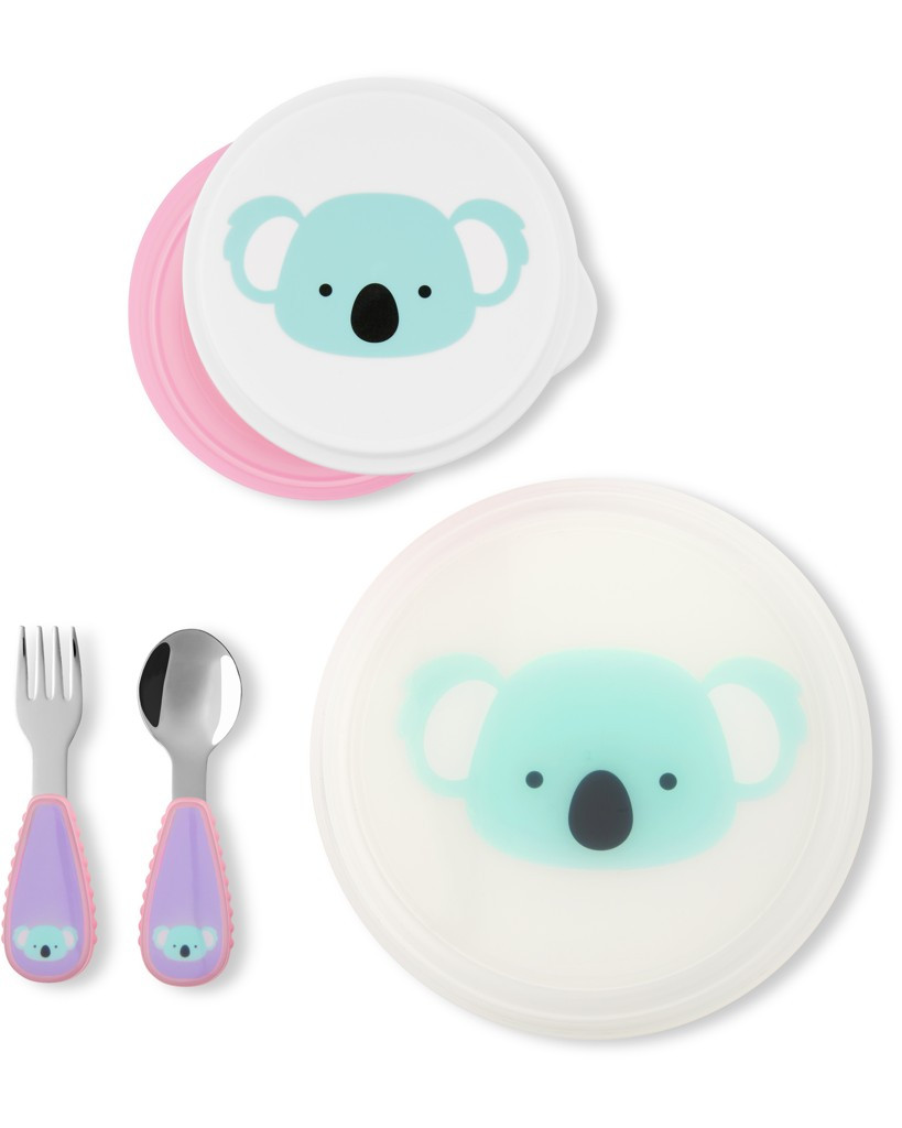 SKIP HOP Zoo Set étkezőszett 5 db Koala 12m+ alternatív kép 2
