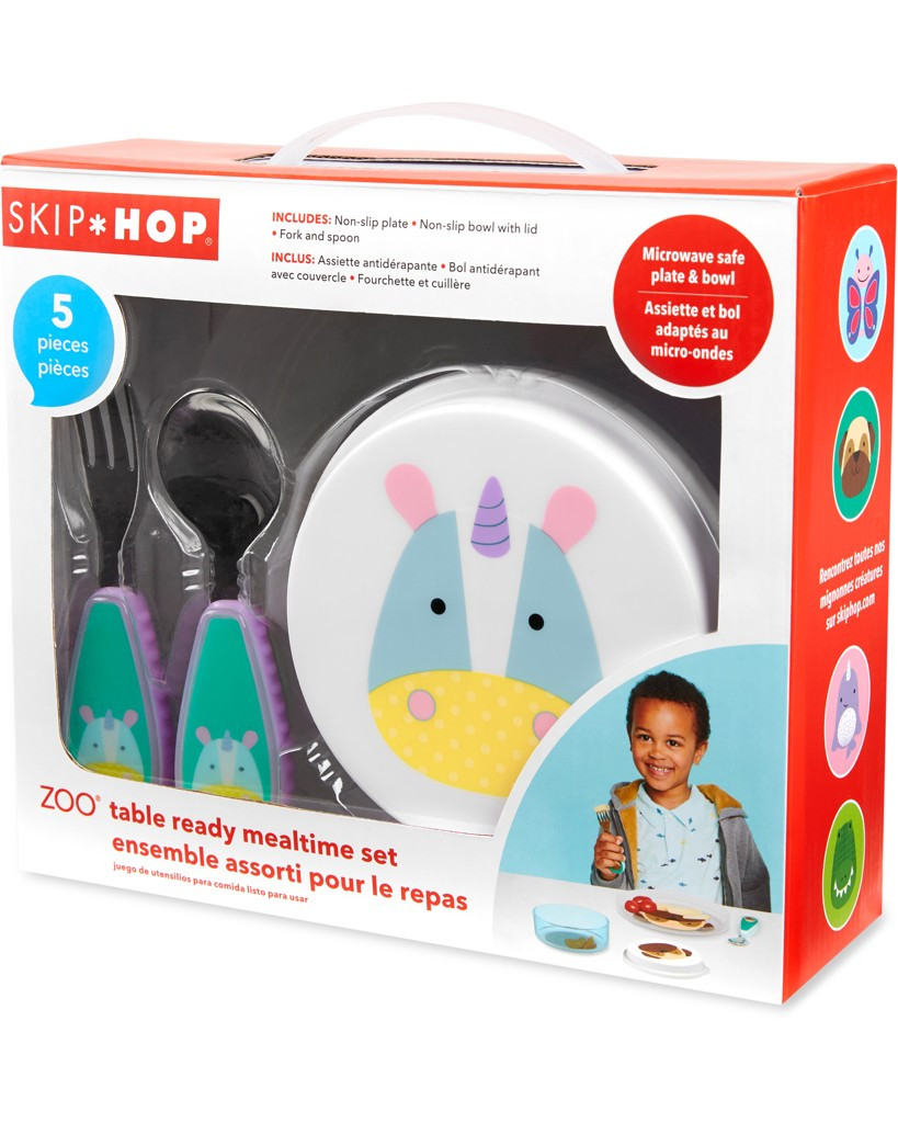 SKIP HOP Zoo Set étkezőszett 5 db Egyszarvú 12h+