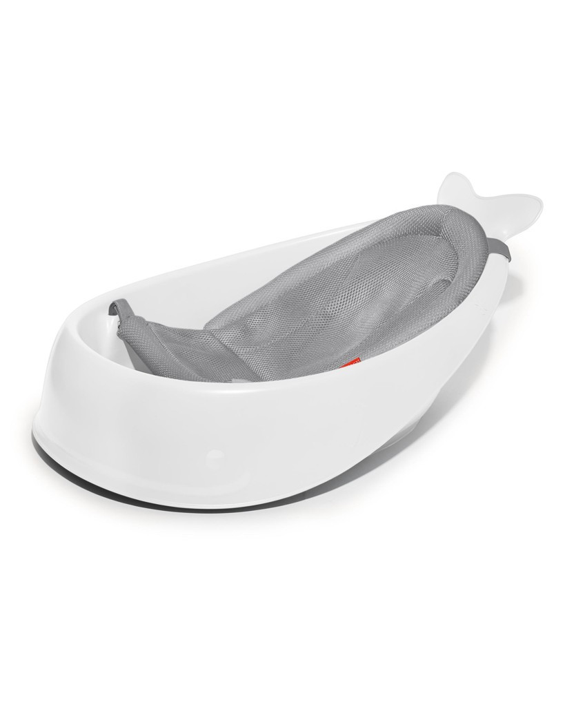 SKIP HOP Vanička ergonomikus alátéttel Moby 3 fázisú fehér