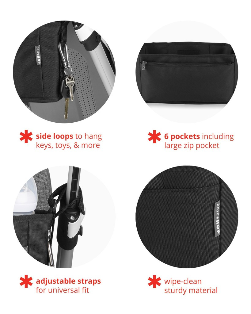 SKIP HOP Babakocsi szervező Grab&Go Ultra fekete - felhasználói vélemények