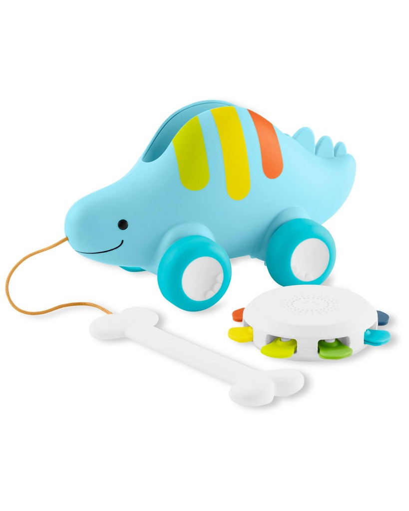 SKIPHOP Húzható zenei játék 3 az 1-ben Explore&More Dinoszaurusz részletei